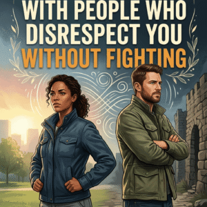 How to Deal With People Who Disrespect You, Without Fighting